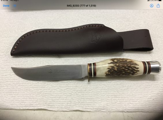 Public Online Auction – Knife Auction