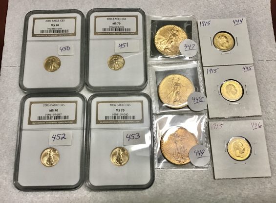 Public Auction Gold & Silver Coins – Lancaster County