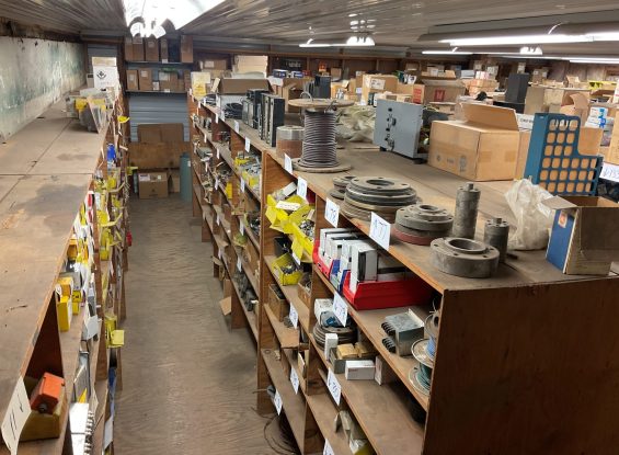 Public Online Auction Parts Room Liquidation
